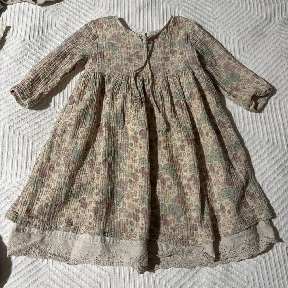 Wild Wawa floral and lace dress